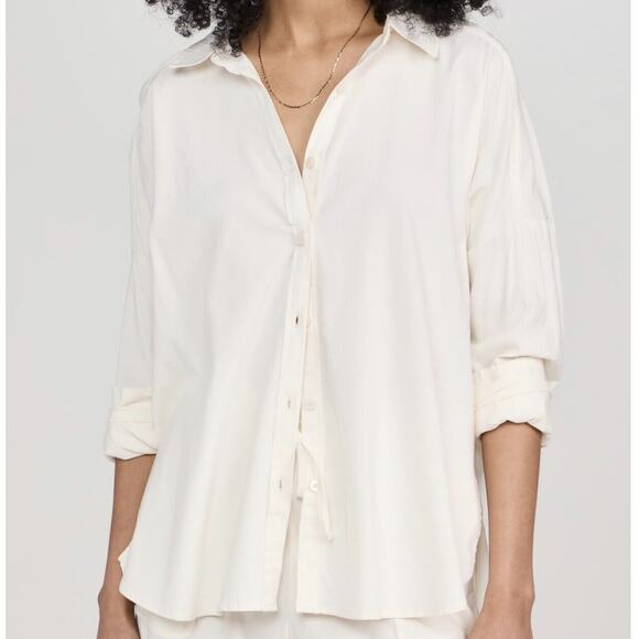 Splendid x Cella Jane Poplin Button Down Size Small NWT